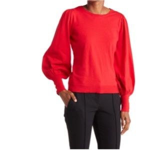 CeCe Balloon Sleeve Sweater size small